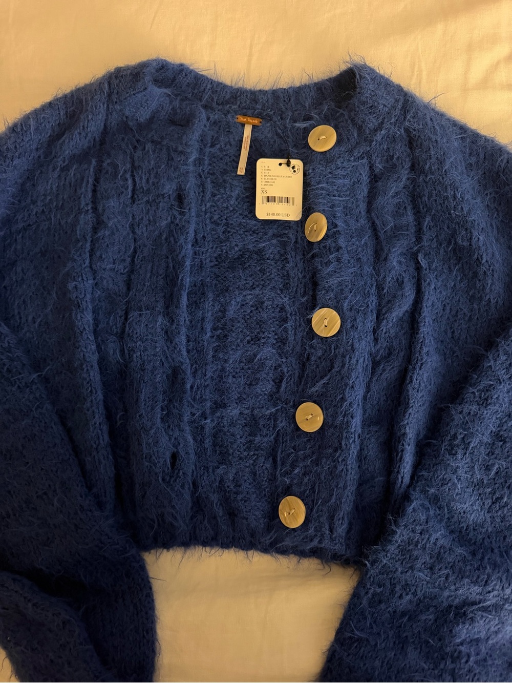 Free People Blue Cardigan (NWTs!)